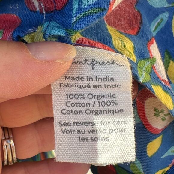 Print Fresh NWT Apple Orchard Novelty Print Pajama Set XS Short Sleeve Teacher - Picture 7 of 14